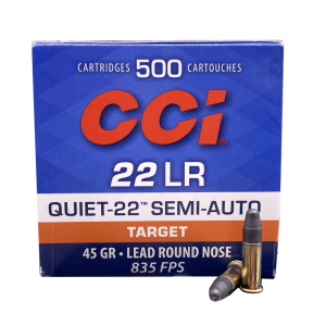 22 Long Rifle - CCI Quiet 45 Grain Semi-Auto