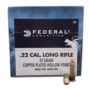 22 Long Rifle - Federal Game-Shok 31 Grain CPHP 500rd Brick