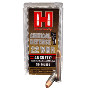 22 Magnum - Hornady Critical Defense 45 Grain FTX