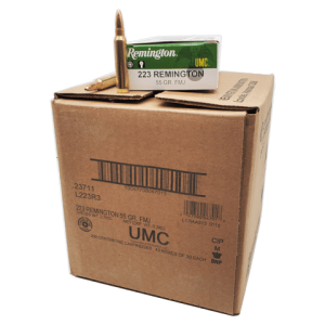 223 Rem - Remington UMC 55 Grain Full Metal Jacket Case