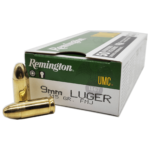 9mm - Remington UMC 115 Grain Full Metal Jacket