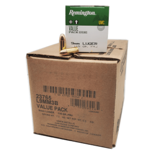 9mm - Remington UMC 115 Grain FMJ Value Pack Case