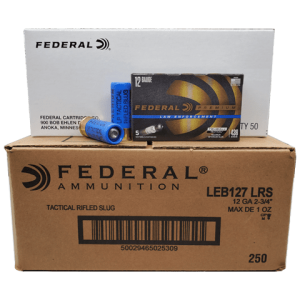 12 Gauge - Federal LE Premium 2-3/4" TrueBall Rifled Slug Case