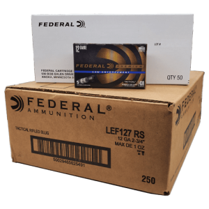 12 Gauge - Federal LEF127RS Maximum Hydra-Shok Rifled Slug