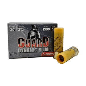 20 Gauge – Lambro 2-3/4″ Guard 4/5 oz Dynamic Slug – 10 Rounds