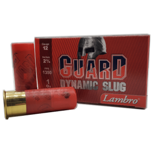 12 Gauge - Lambro 2-3/4" Guard 1 oz Dynamic Slug - 10 Rounds