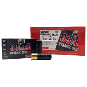 12 Gauge – Lambro 2-3/4″ Guard 1 oz Dynamic Slug HV – 200 Rounds