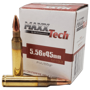5.56 NATO - MaxxTech 55 Grain Full Metal Jacket