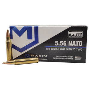 5.56 NATO - Maxim Defense 55 Grain TUI