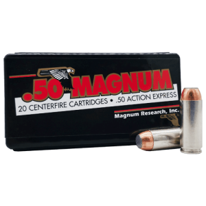 50 AE – Magnum Research 300 Grain JSP – 20 Rounds