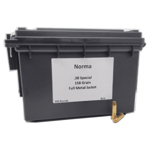 38 Special - NORMA 158 Grain Full Metal Jacket - 500 Rounds