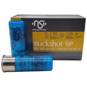 12 Gauge - NSI 2-3/4" Low Recoil 00 Buckshot 9 Pellets