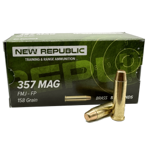 357 Mag - New Republic 158 Grain Full Metal Jacket Flat Point