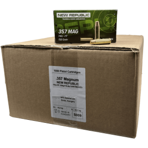 357 Mag - New Republic 158 Grain Full Metal Jacket Flat Point