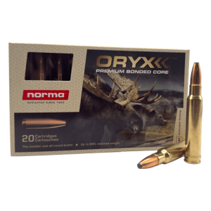 338 Win Mag – Norma 230 Grain ORYX Premium Bonded Core – 20 Rounds