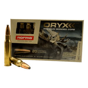 308 Win – Norma 180 Grain Oryx Premium Bonded Core – 20 Rounds