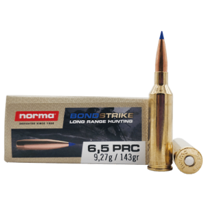 6,5 PRC – Norma 143 Grain Bond Strike – 20 Rounds