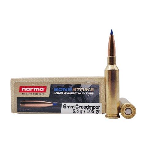 6mm Creedmoor – Norma Bond Strike 105 Grain – 20 Rounds