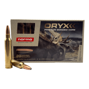 7mm Rem Mag – Norma 170 Grain ORYX Premium Bonded Core – 20 Rounds