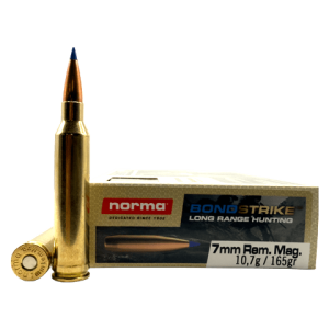 7mm Rem Mag – Norma 165 Grain Bond Strike – 20 Rounds