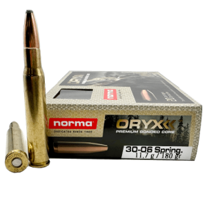 30-06 – Norma 180 Grain Oryx Premium Bonded Core – 20 Rounds