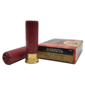 12 Gauge - Federal Premium 3" Magnum #4 Buckshot - 5 Rounds