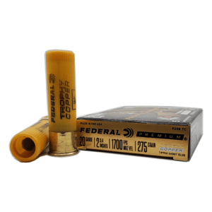 20 Gauge - Federal Trophy Copper 275 Grain Tipped Sabot Slug - 5 Rounds