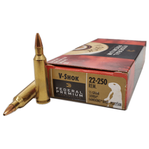 22-250 Rem - Federal Premium V-Shok 40 Grain Sierra Gameking