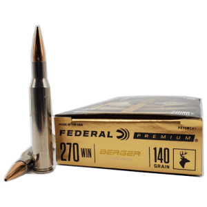 270 Win - Federal Premium 140 Grain Berger Hybrid Hunter - 20 Rounds
