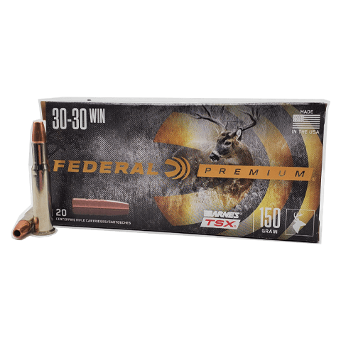30-30 Win - Federal Barnes 150 Grain TSX Hollow Point - 20 Rounds