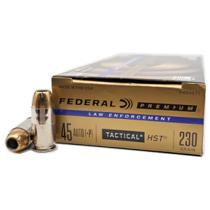 45 auto federal hst rounds box