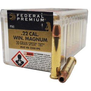 22 Magnum - Federal Premium 30 Grain Speer TNT