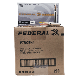 7mm Backcountry – Federal Premium 195 Grain Berger Elite Hunter – 200 Rounds