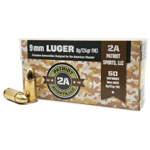 9mm patriot sports ammo box