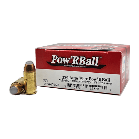corbon 380 auto powrball rounds