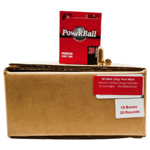 40 S&W – CorBon 135 Grain Pow’RBall – 200 Rounds