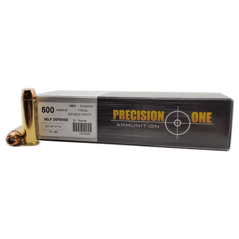 500 S&W Mag - Precision One 350 Grain XTP Hollow Point - 20 Rounds