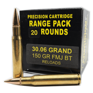 30-06 - Remanufactured Precision Cartridge 150 Grain FMJ BT