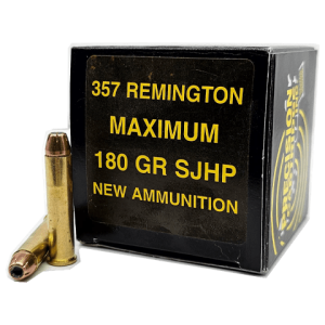 357 Rem Maximum - Precision Cartridge Inc 180 Grain SJHP