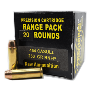 454 Casull - Precision Ctg Inc 250 Grain RNFP TCJ - 20 Rounds