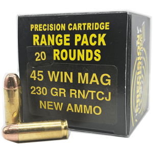 45 win mag precision cartridge ammo box