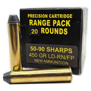 50-90 Sharps - Precision Cartridge 450 Grain LRN-FP - 20 Rounds