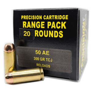 50 AE - Remanufactured Precision Ctg Inc 300 Grain FP TCJ - 20 Rounds