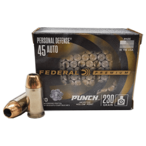 45 Auto - Federal Personal Defense 230 Grain Punch JHP