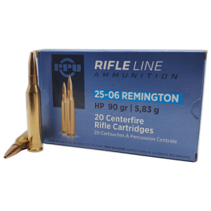 25-06 Rem - PPU Rifle Line 90 Grain Hollow Point - 20 Rounds