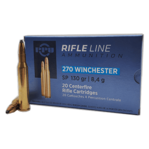 270 Win - PPU Rifle Line 130 Grain Soft Point - 20 Rounds