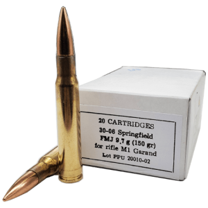30-06 - PPU 150 Grain Full Metal Jacket for M1 Garand