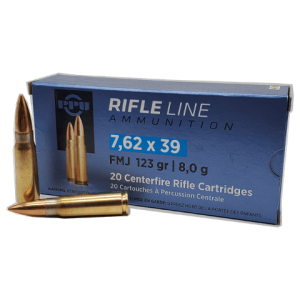7.62x39 - PPU Rifle Line 123 Grain Full Metal Jacket - 20 Rounds