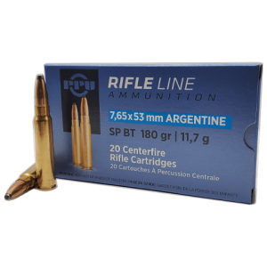 7.65x53 Argentine - PPU 180 Grain Soft Point Boat Tail - 20 Rounds