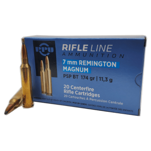 7mm Rem Mag - PPU Rifle Line 174 Grain Pointed Soft Point